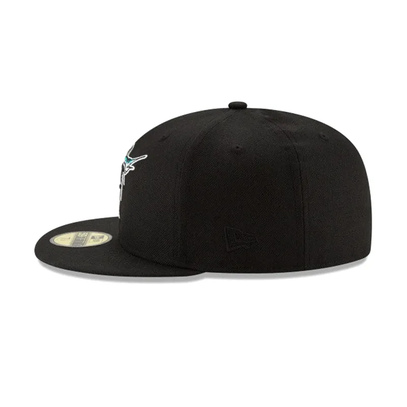 [11901609] New Era Florida Marlins Crystals From Swarovski World Series Patch 59FIFTY Fitted Hats