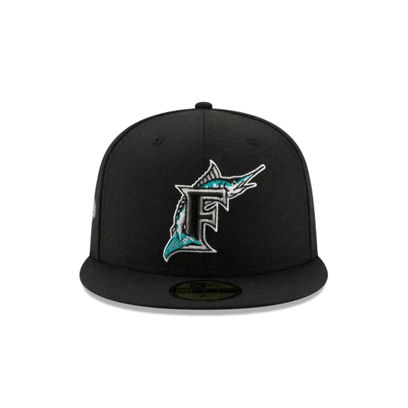 [11901609] New Era Florida Marlins Crystals From Swarovski World Series Patch 59FIFTY Fitted Hats