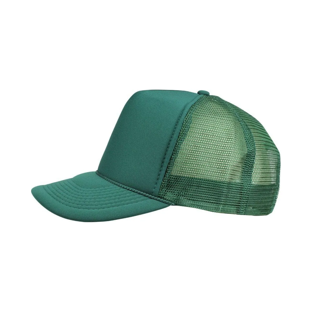 2 Baseball Caps Blank Trucker Hats Summer Mesh Cap Snap Back Sports Hat Style-Casual Outdoor - 19 Different Color to Chose (2 PACK FOR A PRICE OF 1)