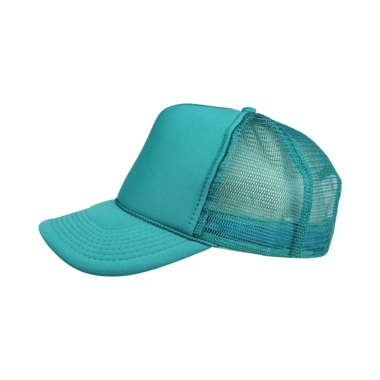 2 Baseball Caps Blank Trucker Hats Summer Mesh Cap Snap Back Sports Hat Style-Casual Outdoor - 19 Different Color to Chose (2 PACK FOR A PRICE OF 1)