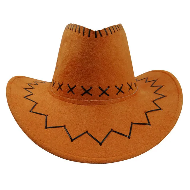 2018 NEW Retro Unisex Denim Wild West Cowboy Cowgirl Rodeo Fancy Dress Accessory Hats