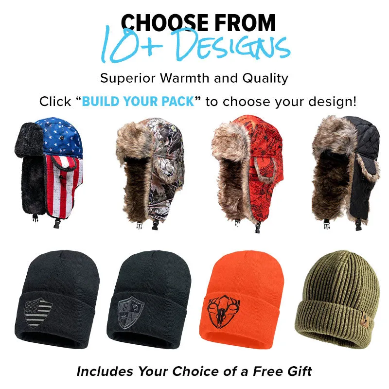 30% OFF TRAPPER HATS AND BEANIES