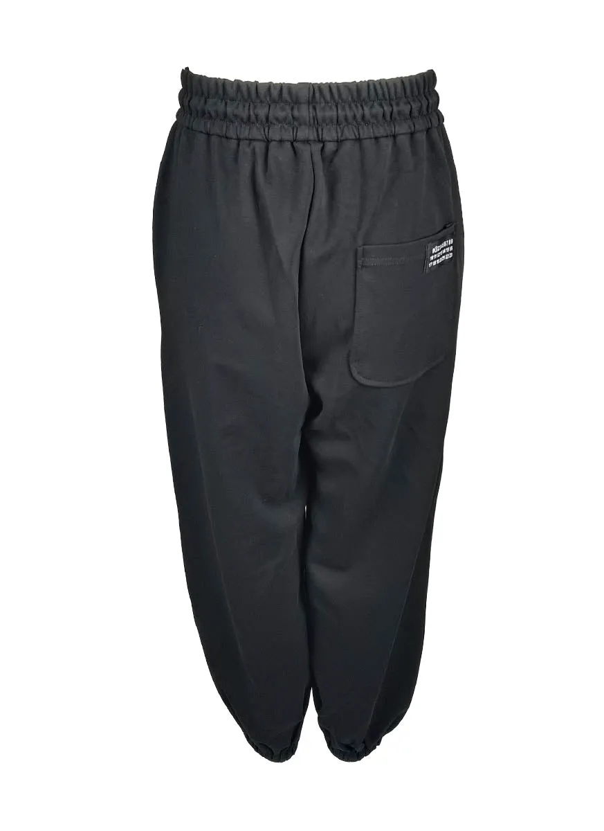 3240077 High Waist Sweat Pants *Black *Backorder