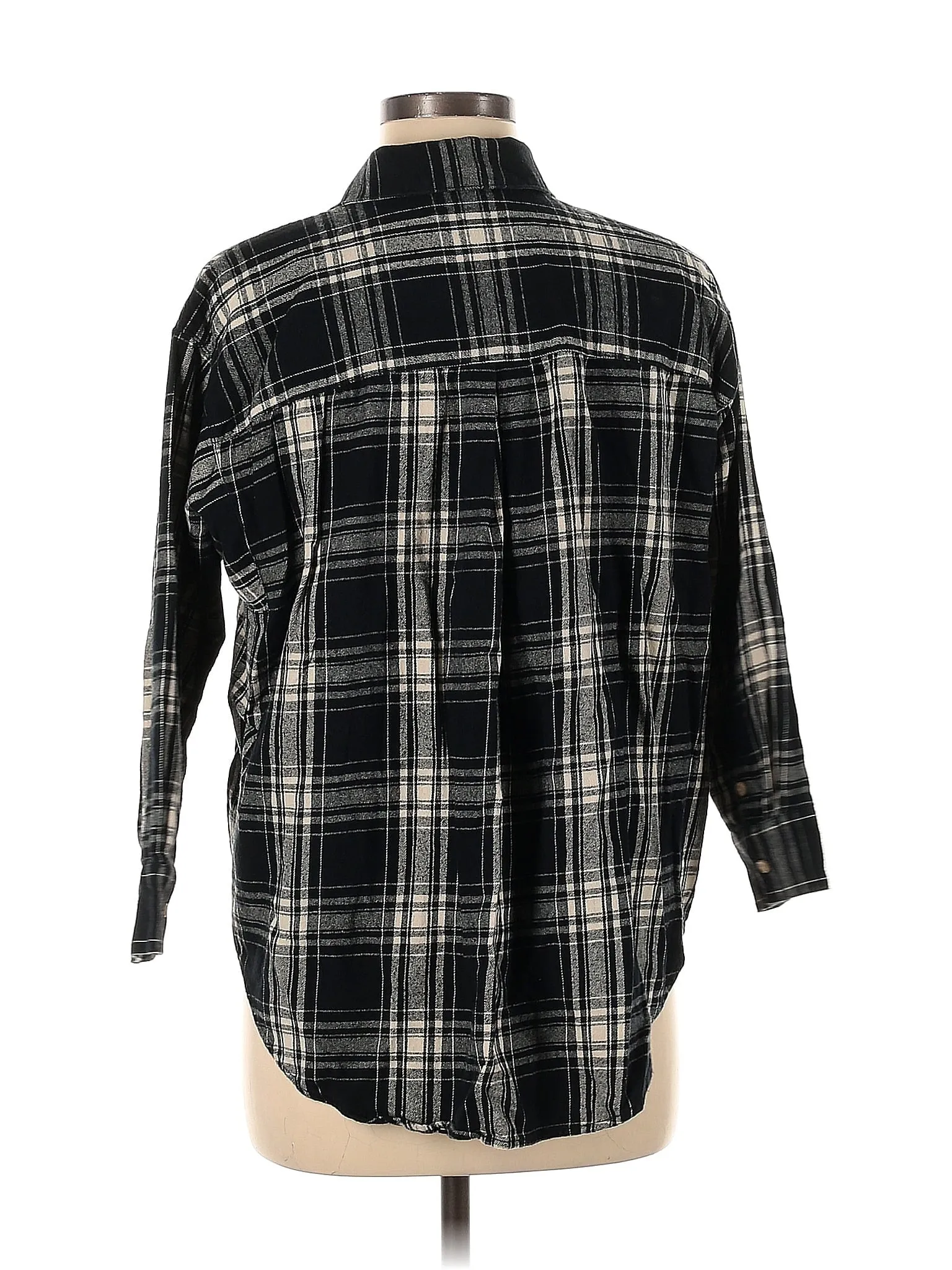 3/4 Sleeve Button-Down Shirt