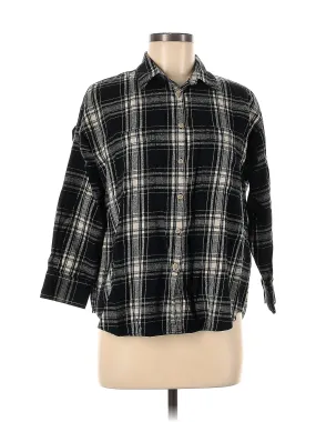 3/4 Sleeve Button-Down Shirt