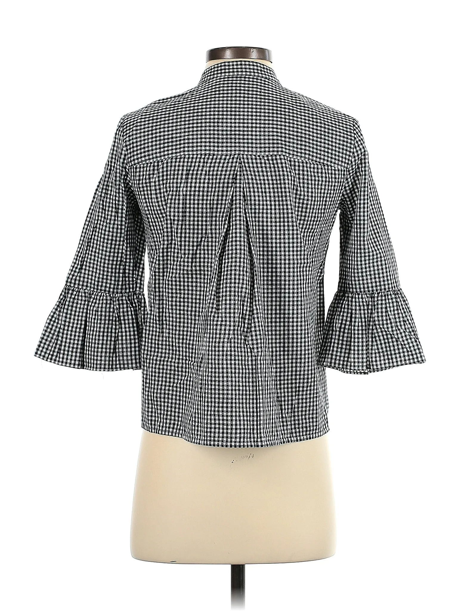 3/4 Sleeve Button-Down Shirt