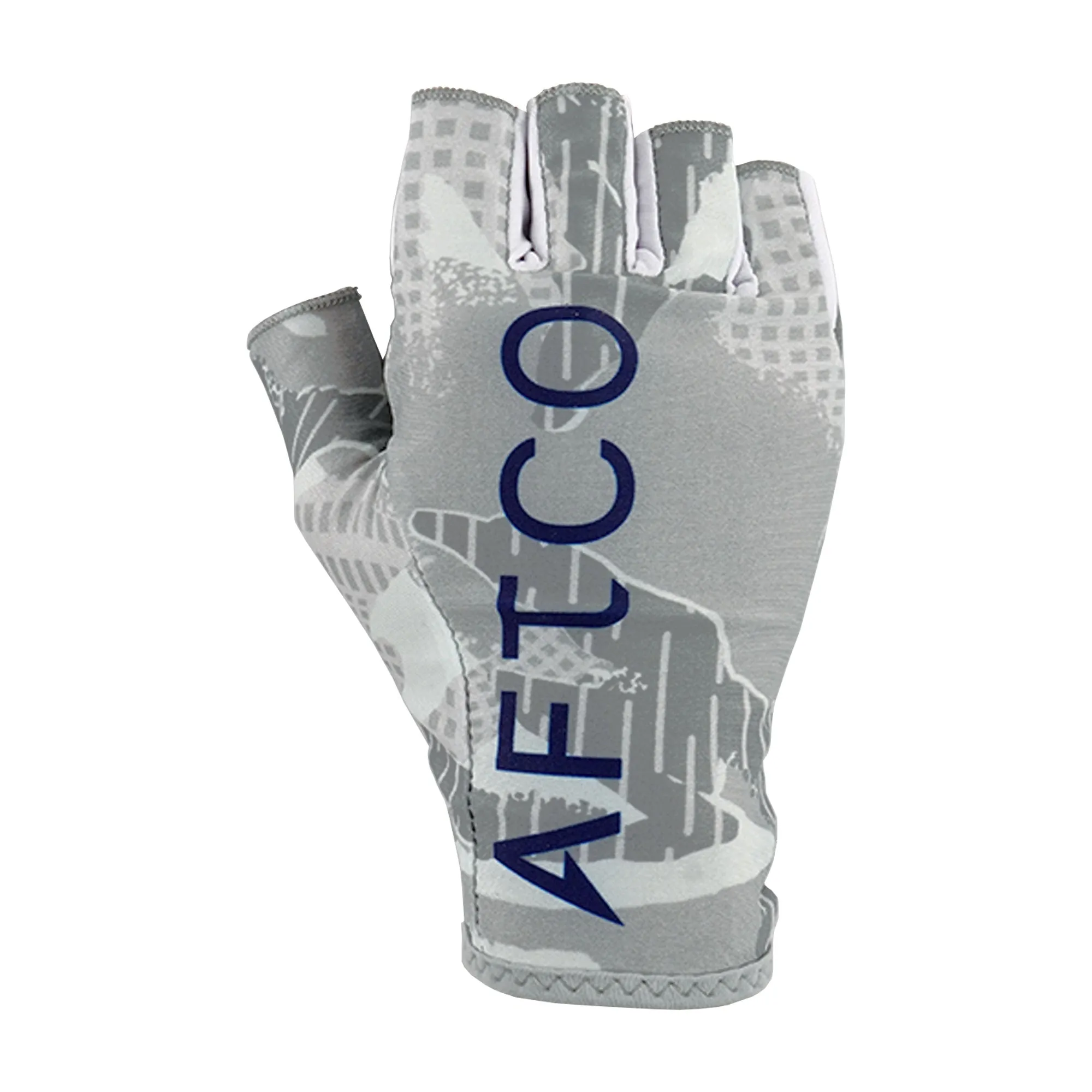 AFTCO Solblok Gloves - Gray Camo