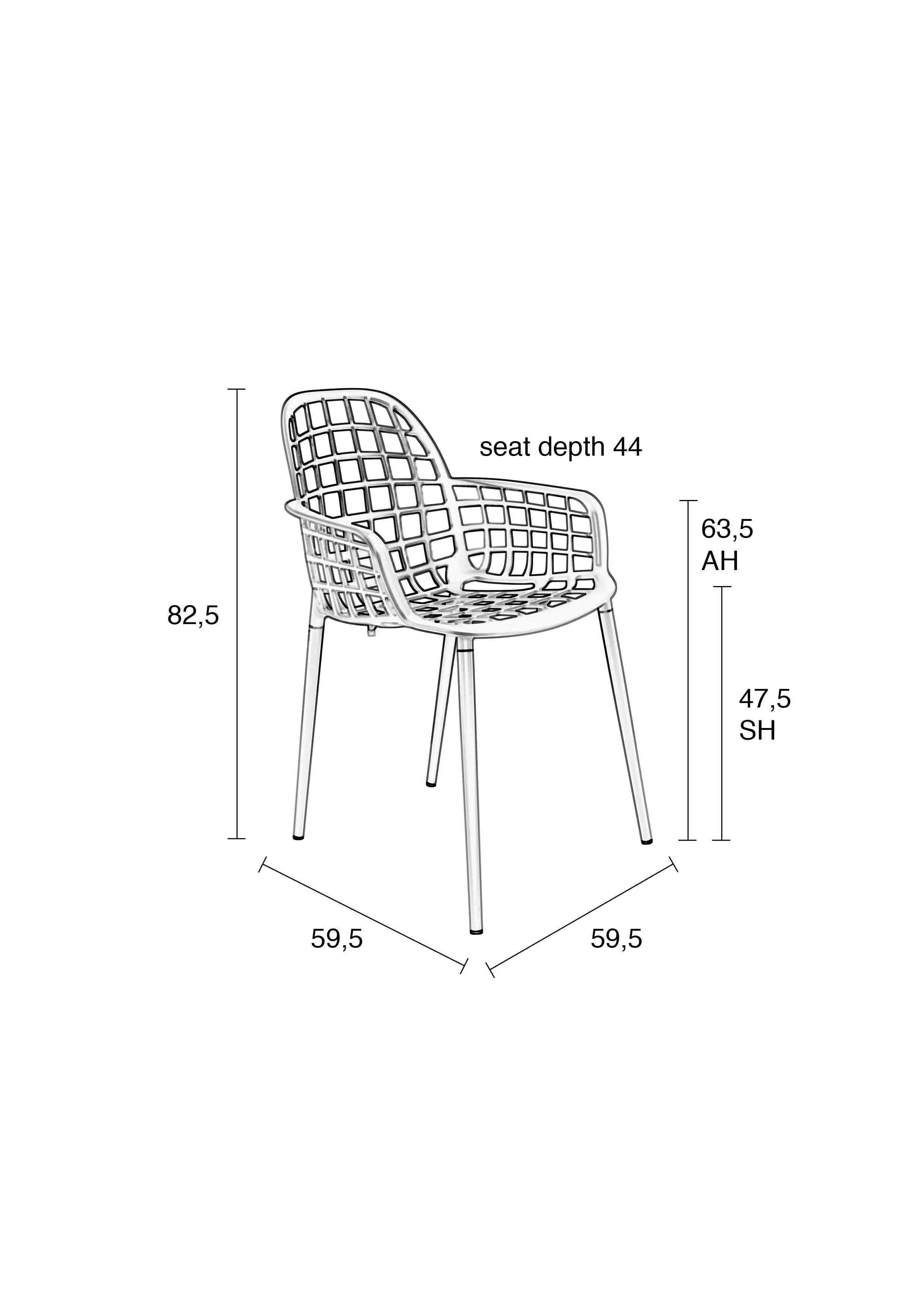 Albert Kuip Outdoor Chair by Zuiver