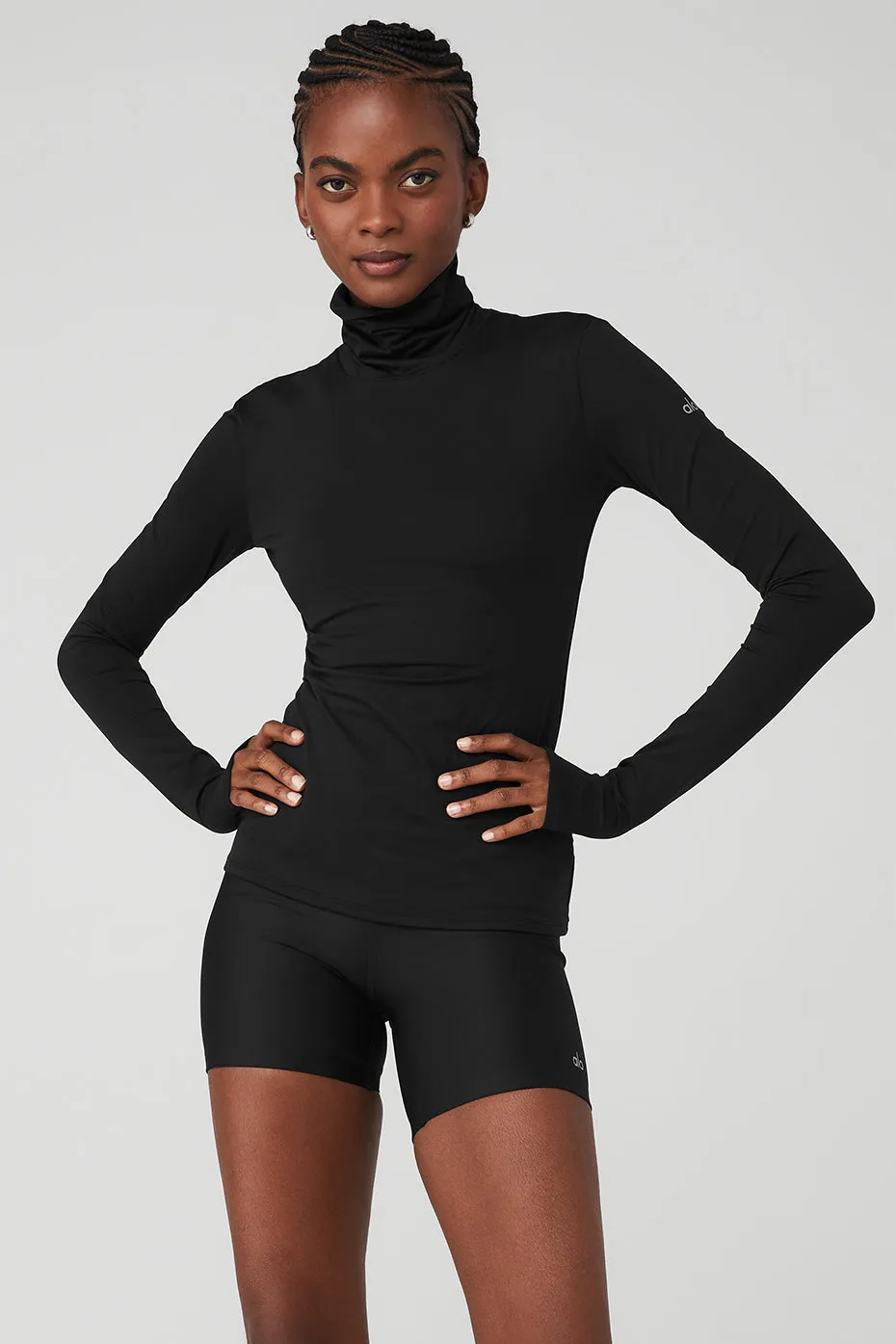 Alosoft Refine Turtleneck - Black