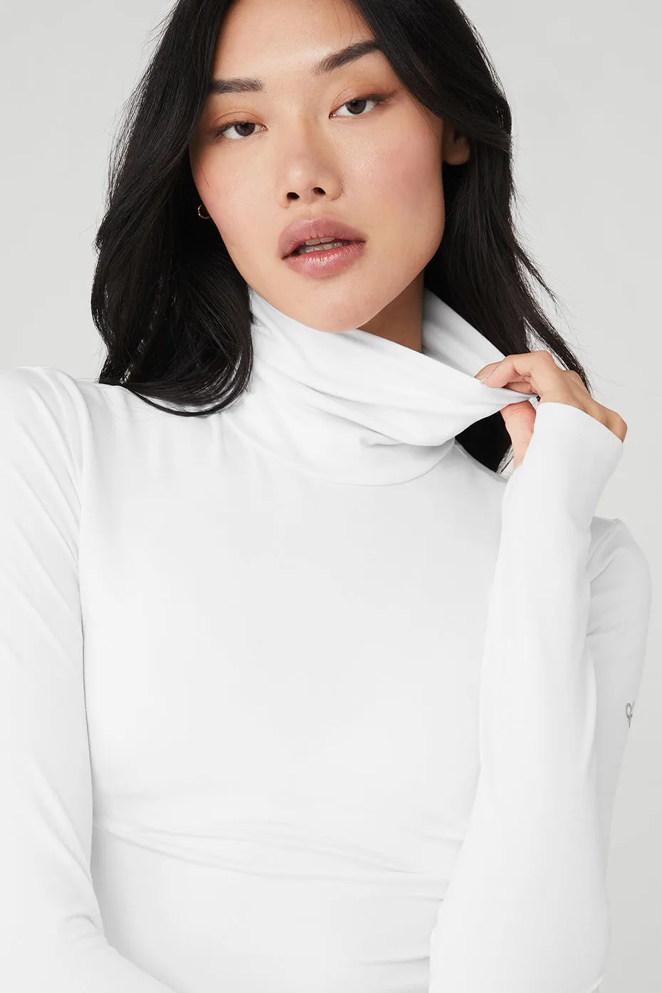 Alosoft Refine Turtleneck - White