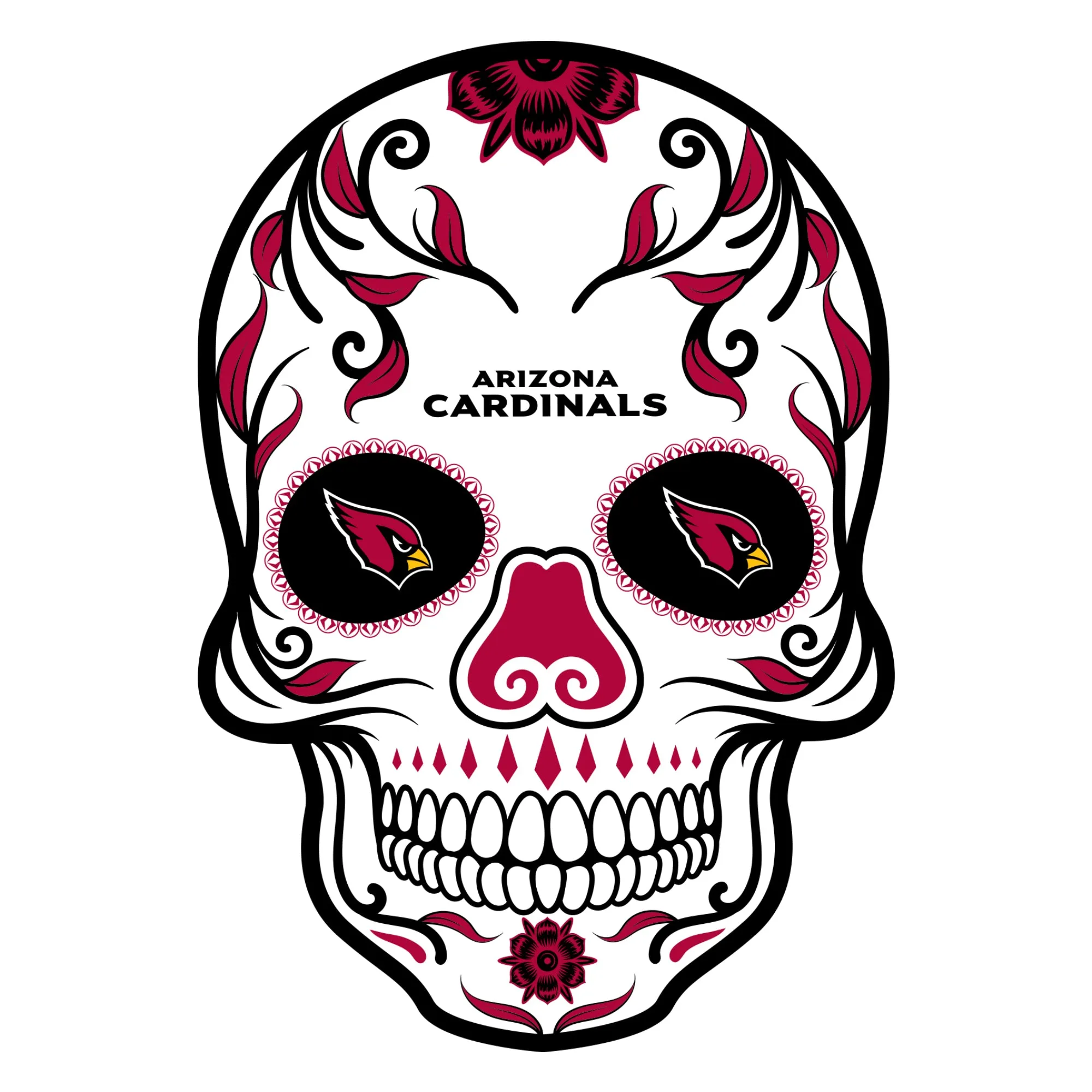 Arizona Cardinals: Skull Outdoor Logo - Officially Licensed NFL Outdoor Graphic