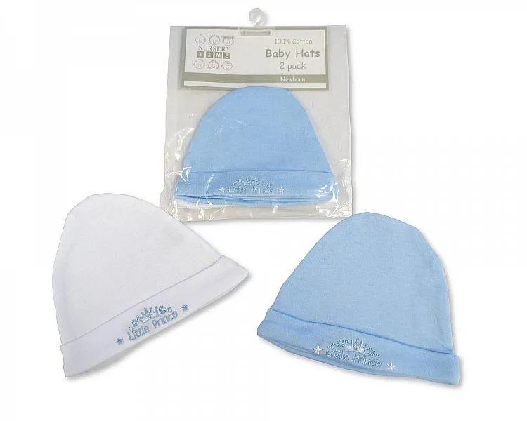 Baby Boys Hats 2-Packs - Little Prince [BW-0503-0520]