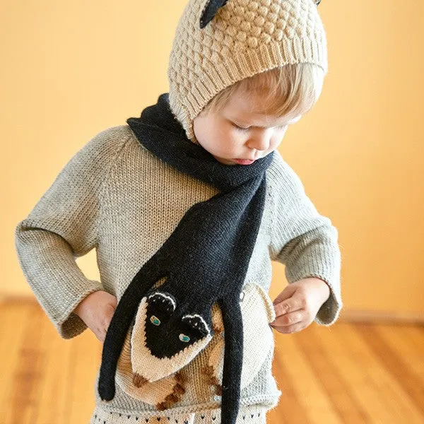 Baby  Light Grey Monster Sweater With Gloves