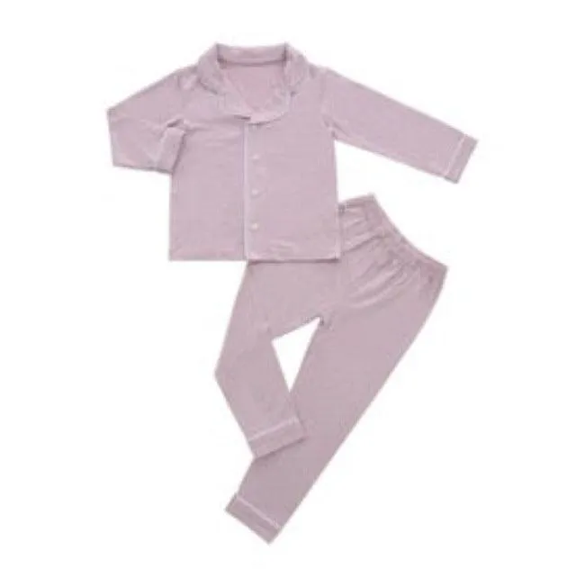 Bamberry x Kryz Long Sleeves Button Down PJ Set - Lilac