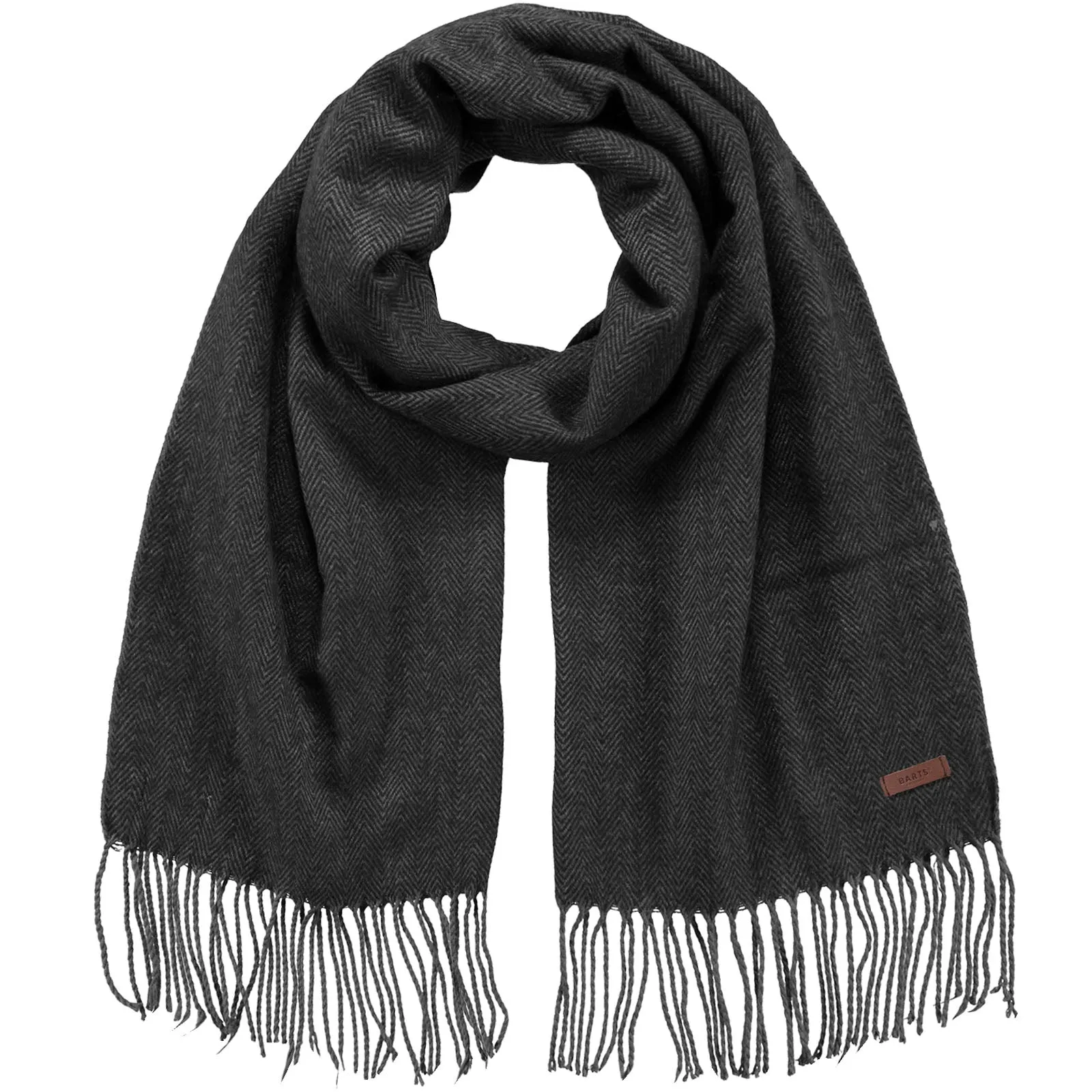 Barts Mens Soho Wide Herrinbone Outdoor Scarves