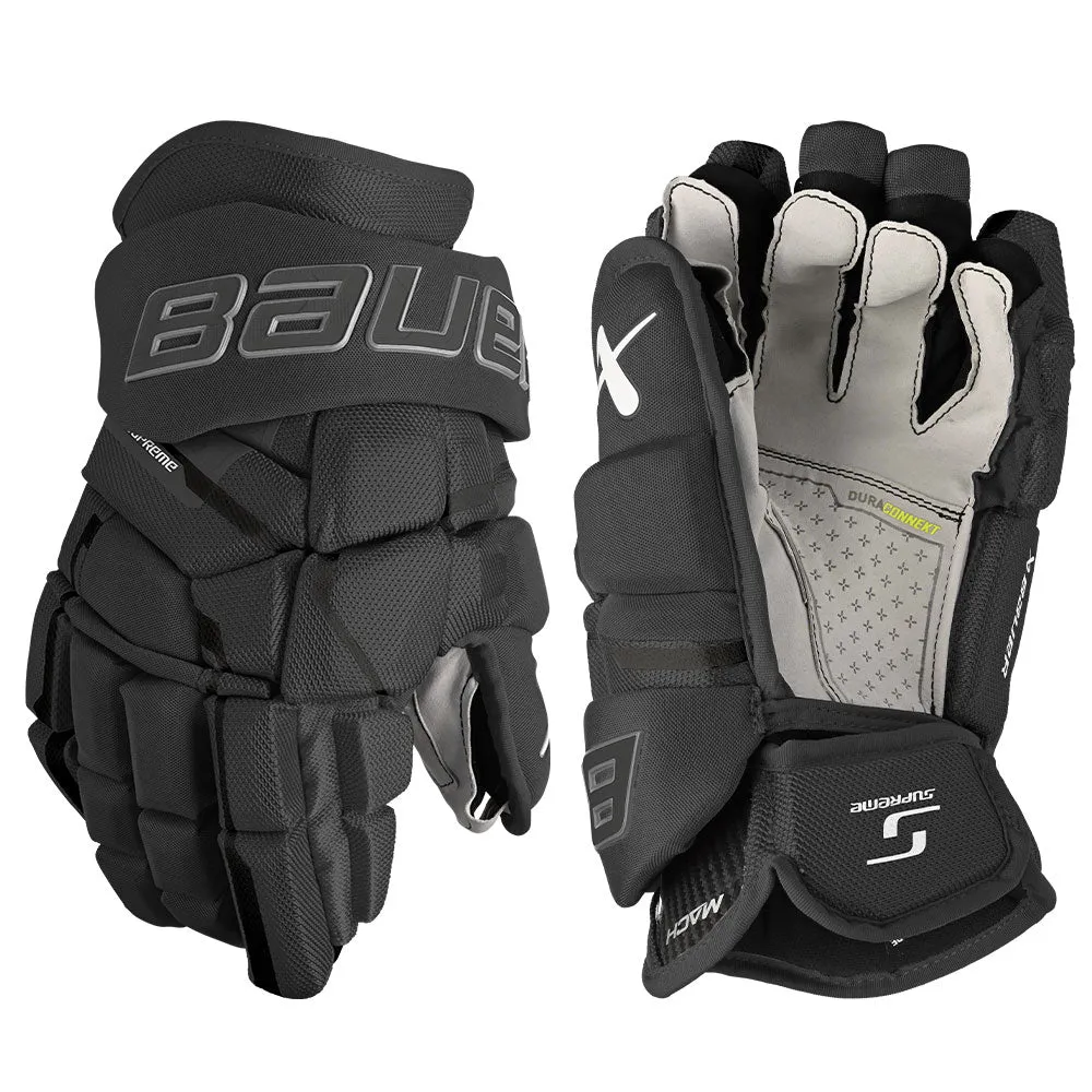 BAUER SUPREME MACH INTERMEDIATE HOCKEY GLOVES