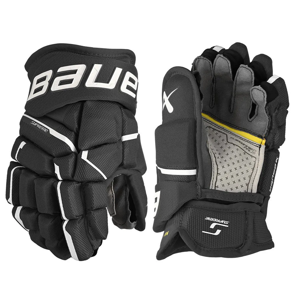 BAUER SUPREME MACH JUNIOR HOCKEY GLOVES