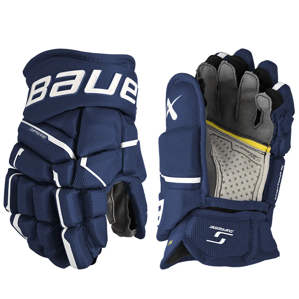 BAUER SUPREME MACH JUNIOR HOCKEY GLOVES