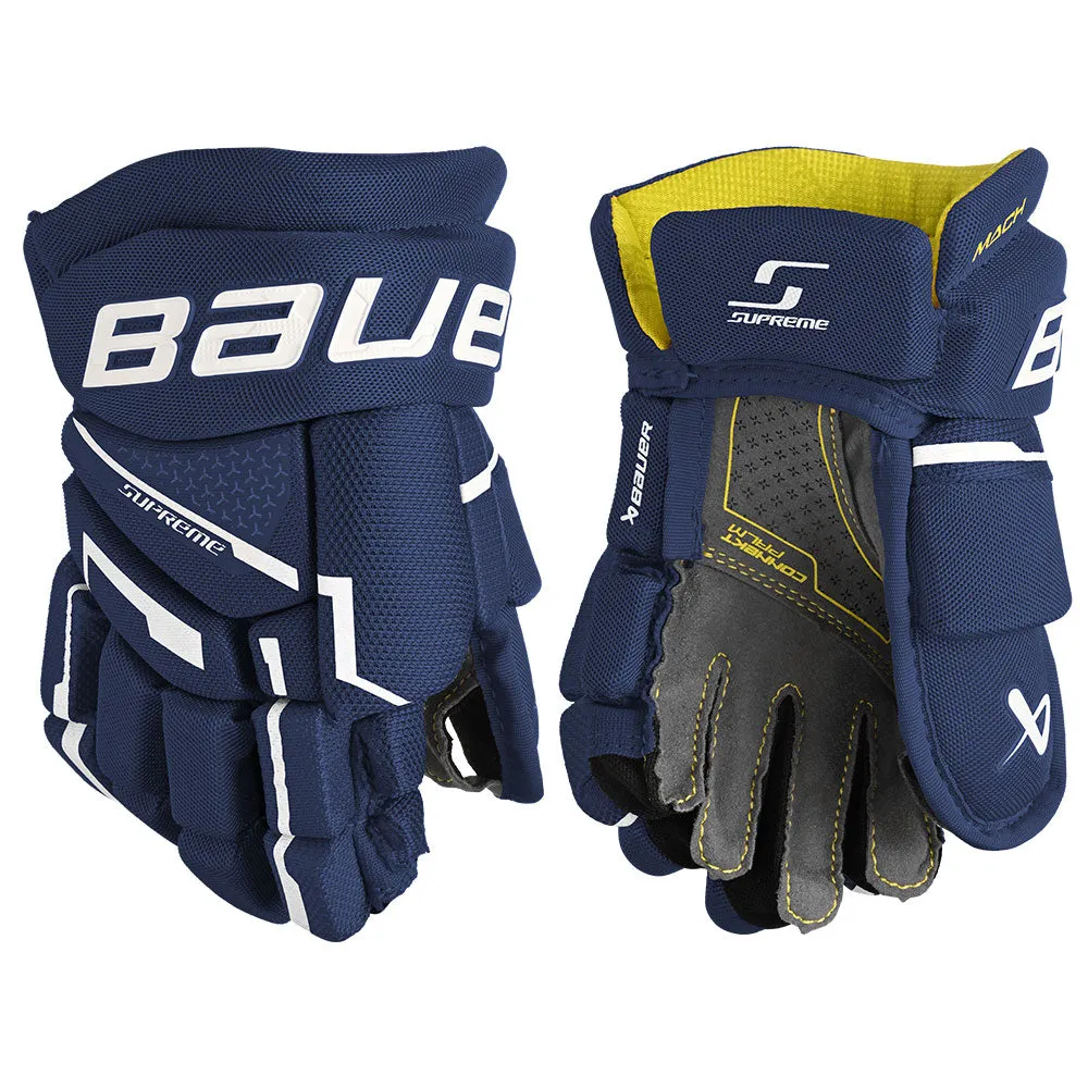 BAUER SUPREME MACH YOUTH HOCKEY GLOVES