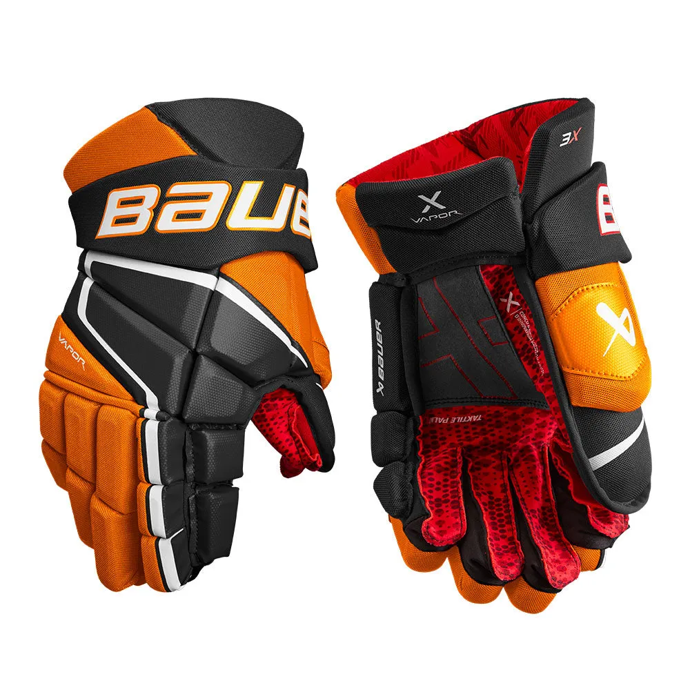 BAUER VAPOR 3X INTERMEDIATE HOCKEY GLOVES