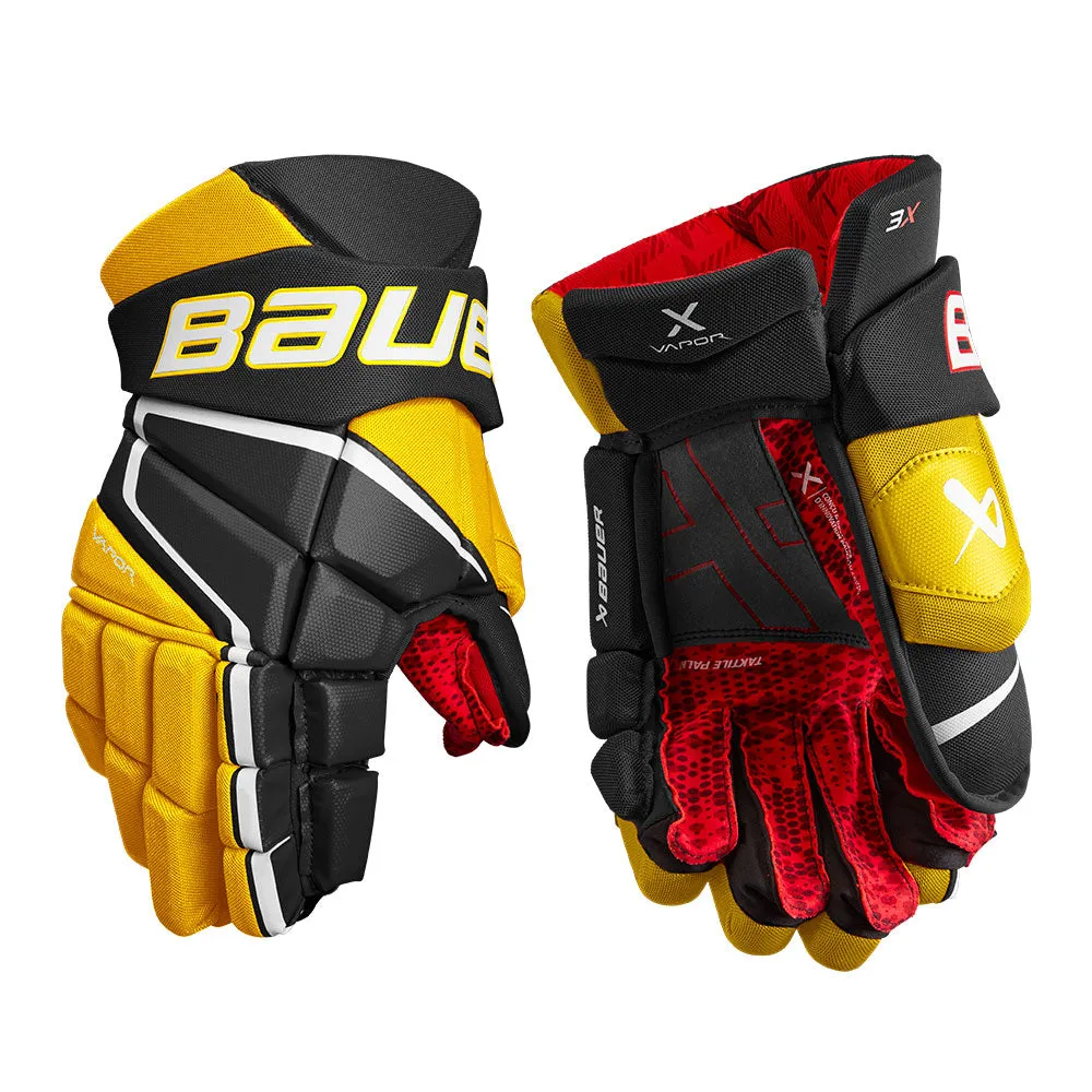 BAUER VAPOR 3X INTERMEDIATE HOCKEY GLOVES