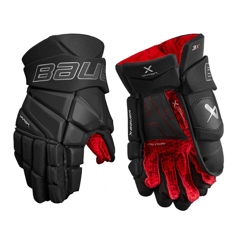 BAUER VAPOR 3X INTERMEDIATE HOCKEY GLOVES