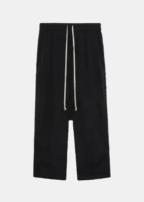 Black Drawstring Cropped Pants