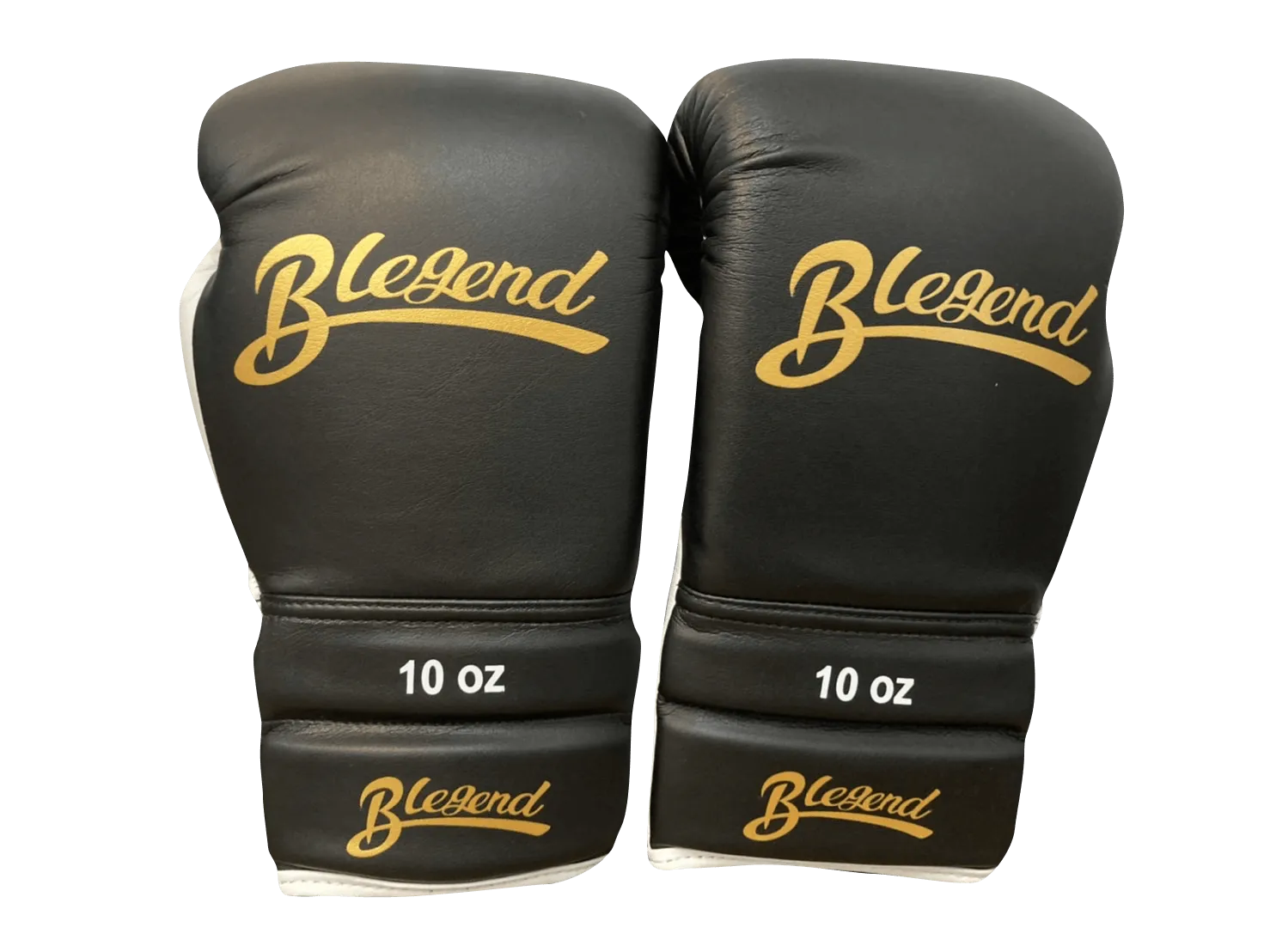 Blegend Boxing Gloves BGLLP Lace Up Black White