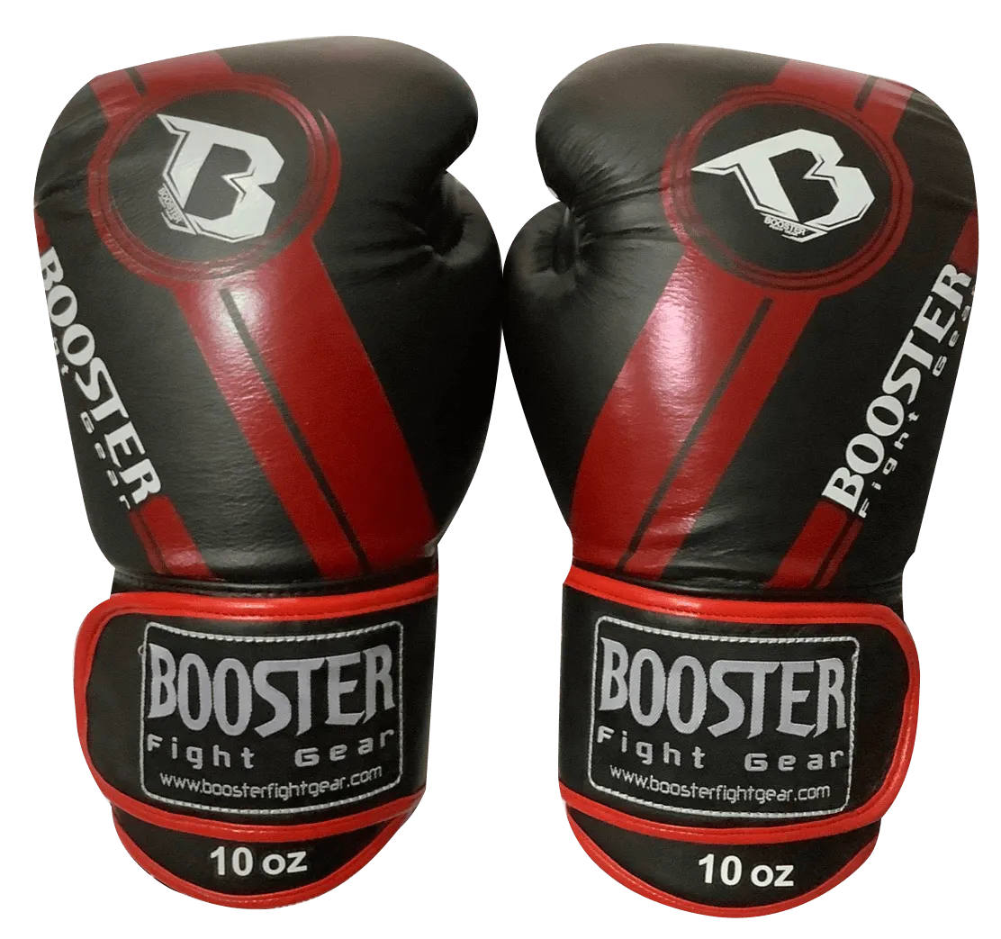 Booster Boxing Gloves BGLV3 Black Red