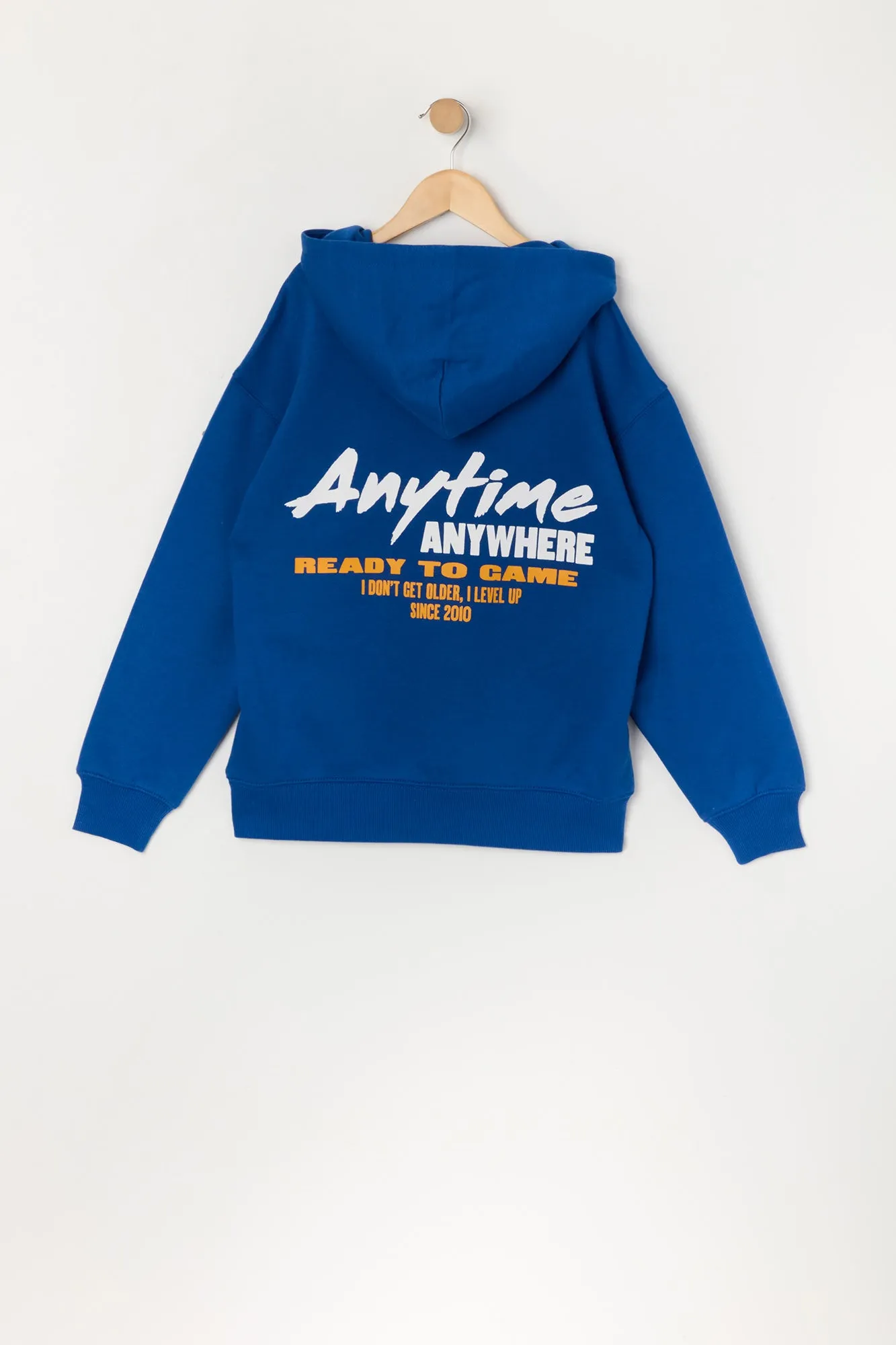 Boys Anytime Graphic Fleece Hoodie