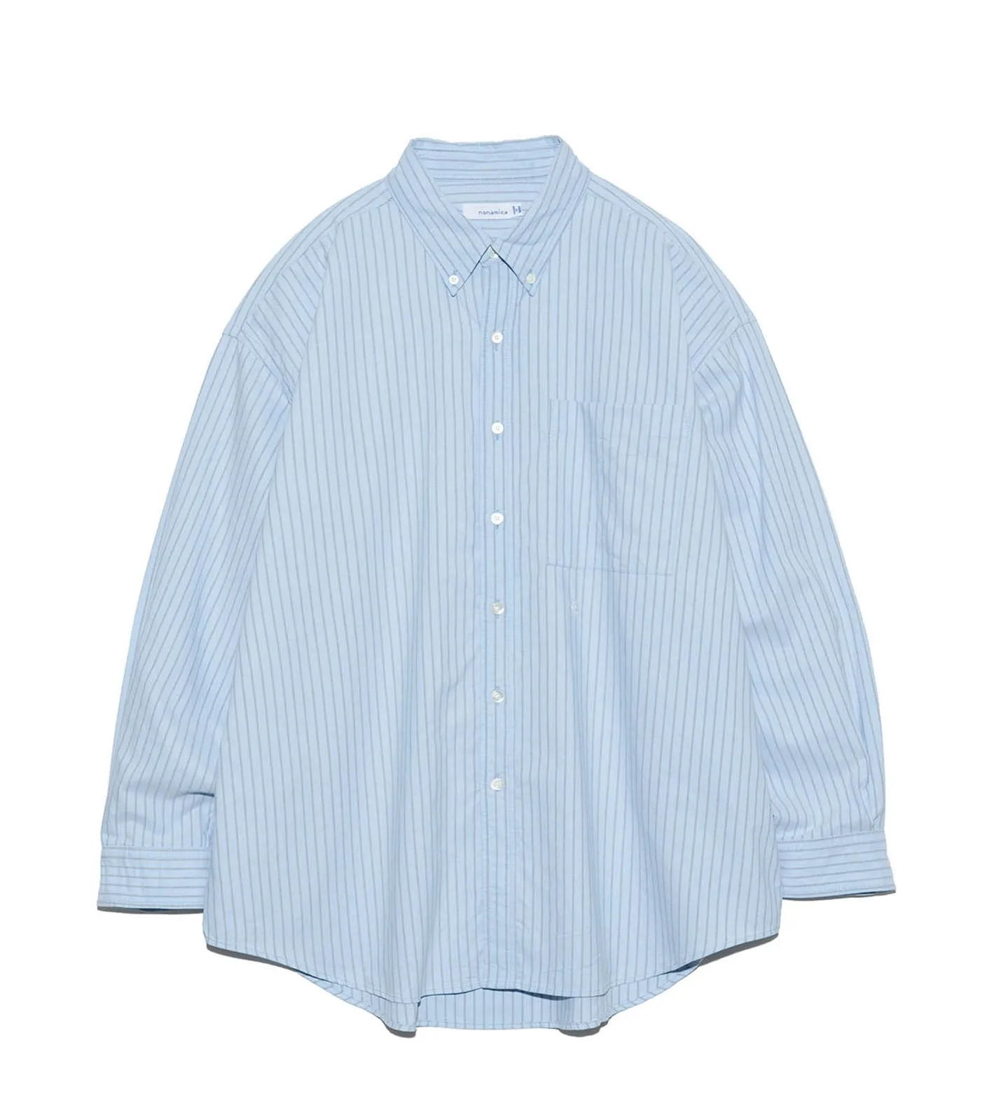 Button Down Stripe Wind Shirt