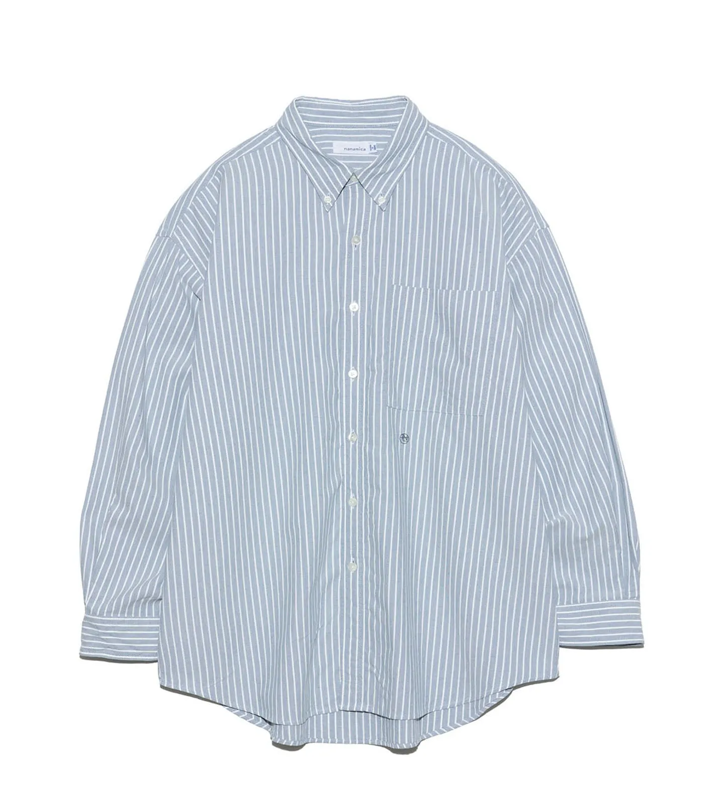 Button Down Stripe Wind Shirt