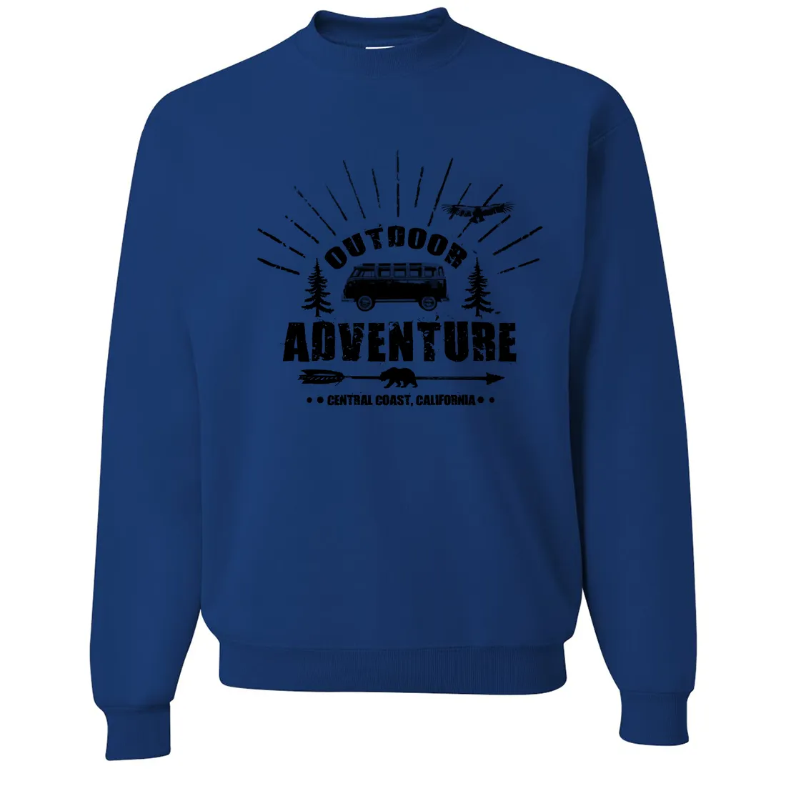 California Outdoor Adventure Crewneck Sweatshirt