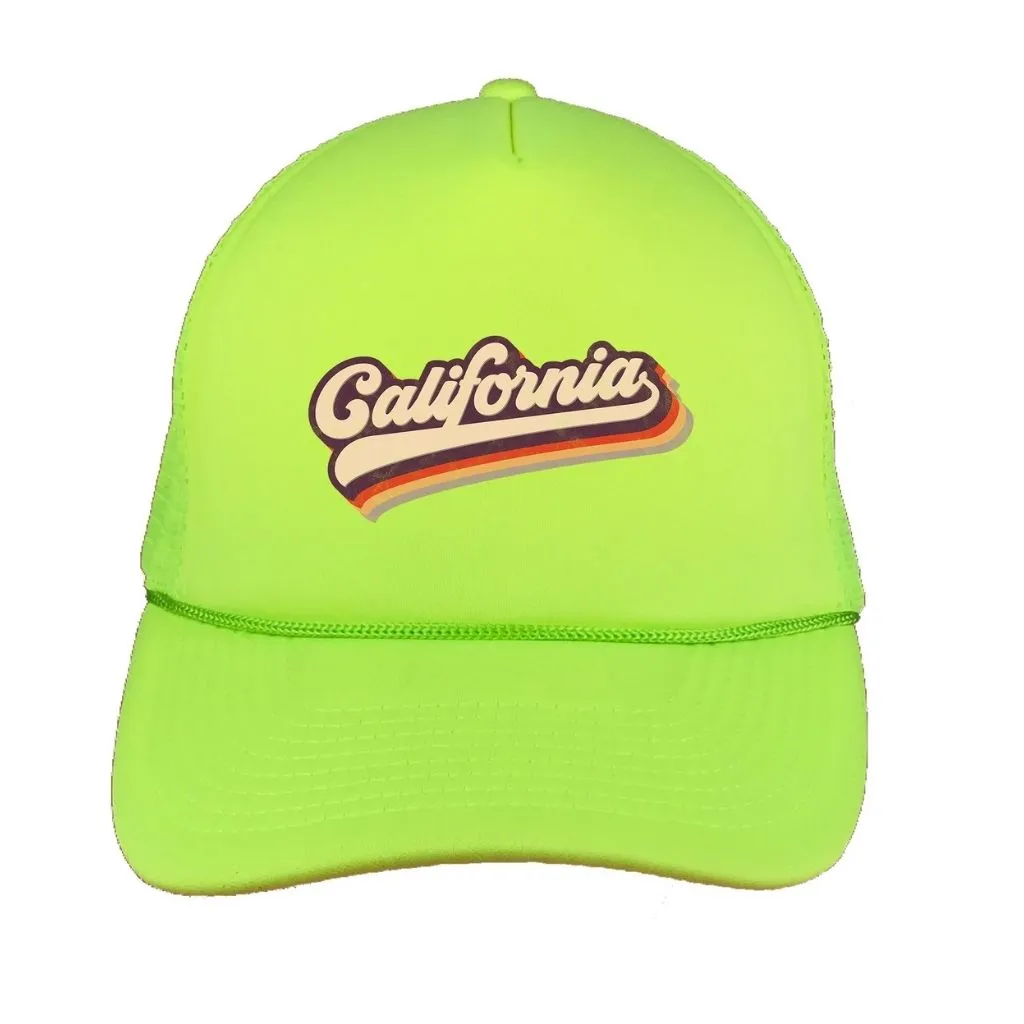 California Trucker Hat - Summer Foam Trucker Hats