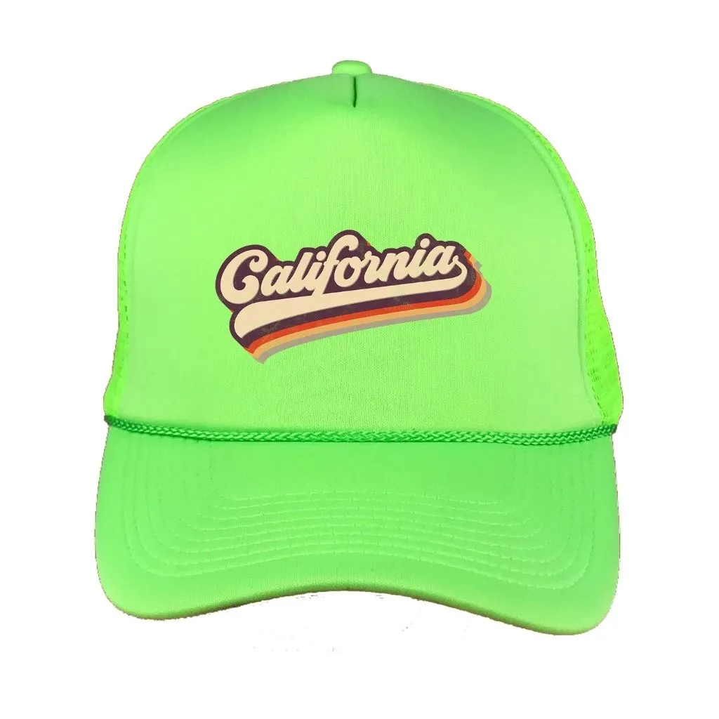 California Trucker Hat - Summer Foam Trucker Hats