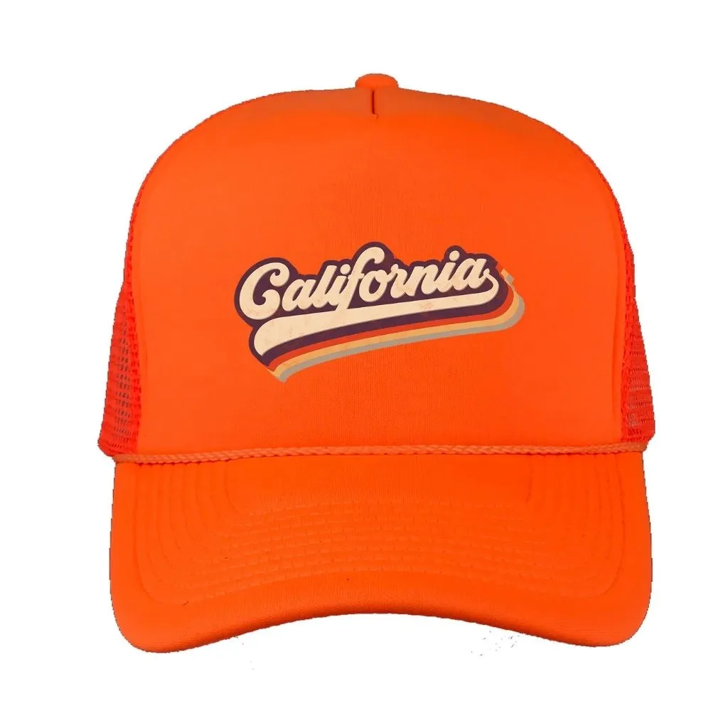 California Trucker Hat - Summer Foam Trucker Hats