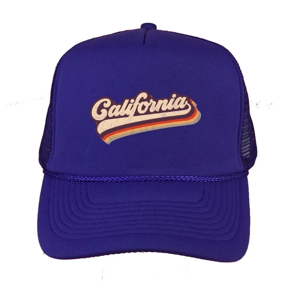 California Trucker Hat - Summer Foam Trucker Hats