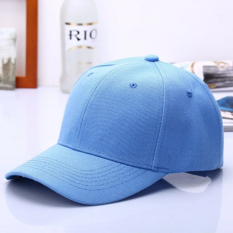 Cap Solid Color Baseball Men Cap Snapback Caps Casquette Hats Casual