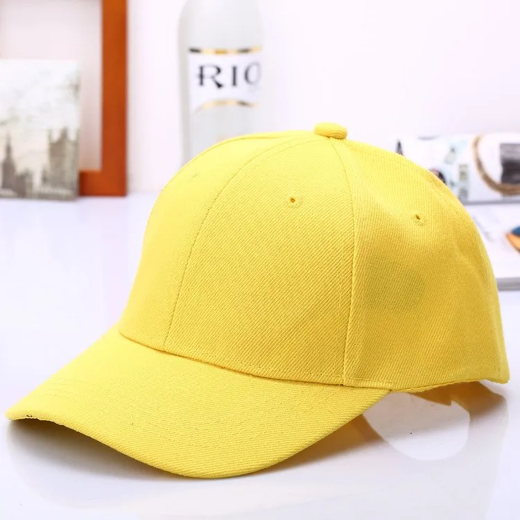 Cap Solid Color Baseball Men Cap Snapback Caps Casquette Hats Casual