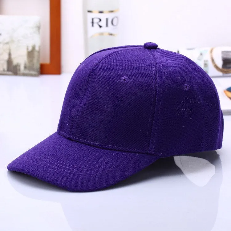 Cap Solid Color Baseball Men Cap Snapback Caps Casquette Hats Casual