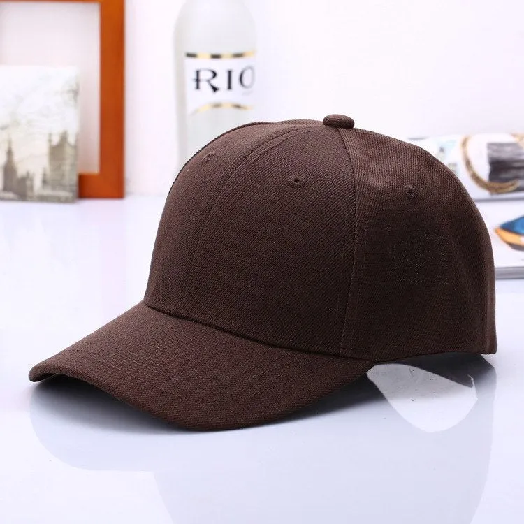 Cap Solid Color Baseball Men Cap Snapback Caps Casquette Hats Casual