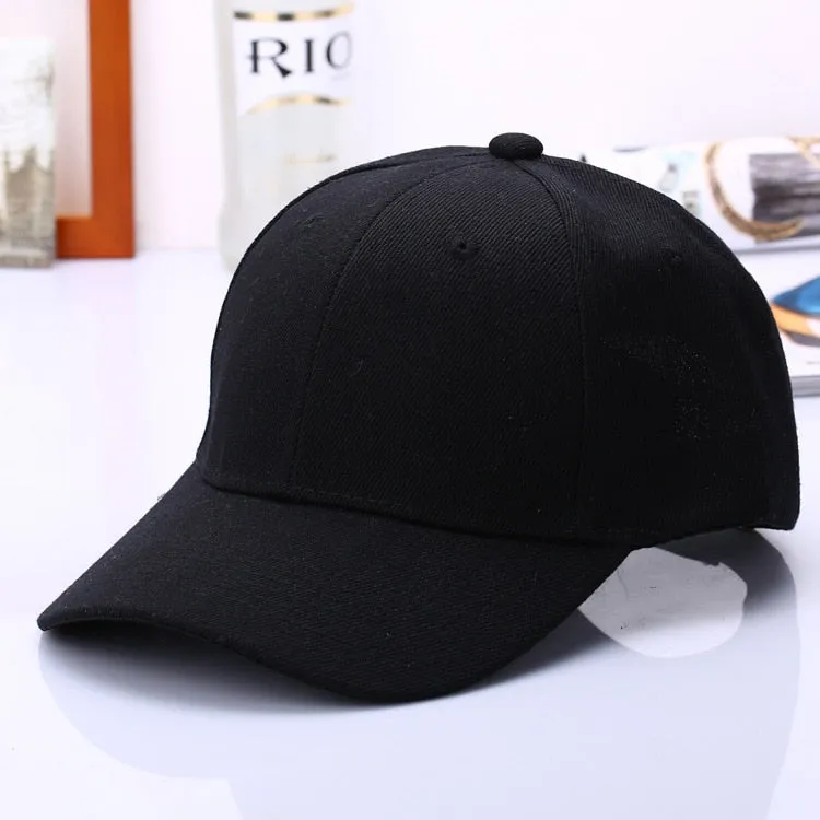 Cap Solid Color Baseball Men Cap Snapback Caps Casquette Hats Casual