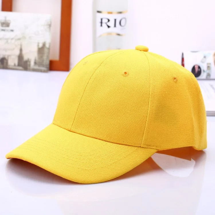 Cap Solid Color Baseball Men Cap Snapback Caps Casquette Hats Casual