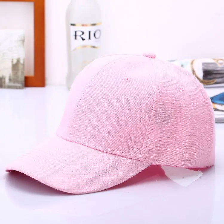 Cap Solid Color Baseball Men Cap Snapback Caps Casquette Hats Casual