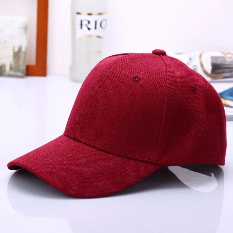 Cap Solid Color Baseball Men Cap Snapback Caps Casquette Hats Casual