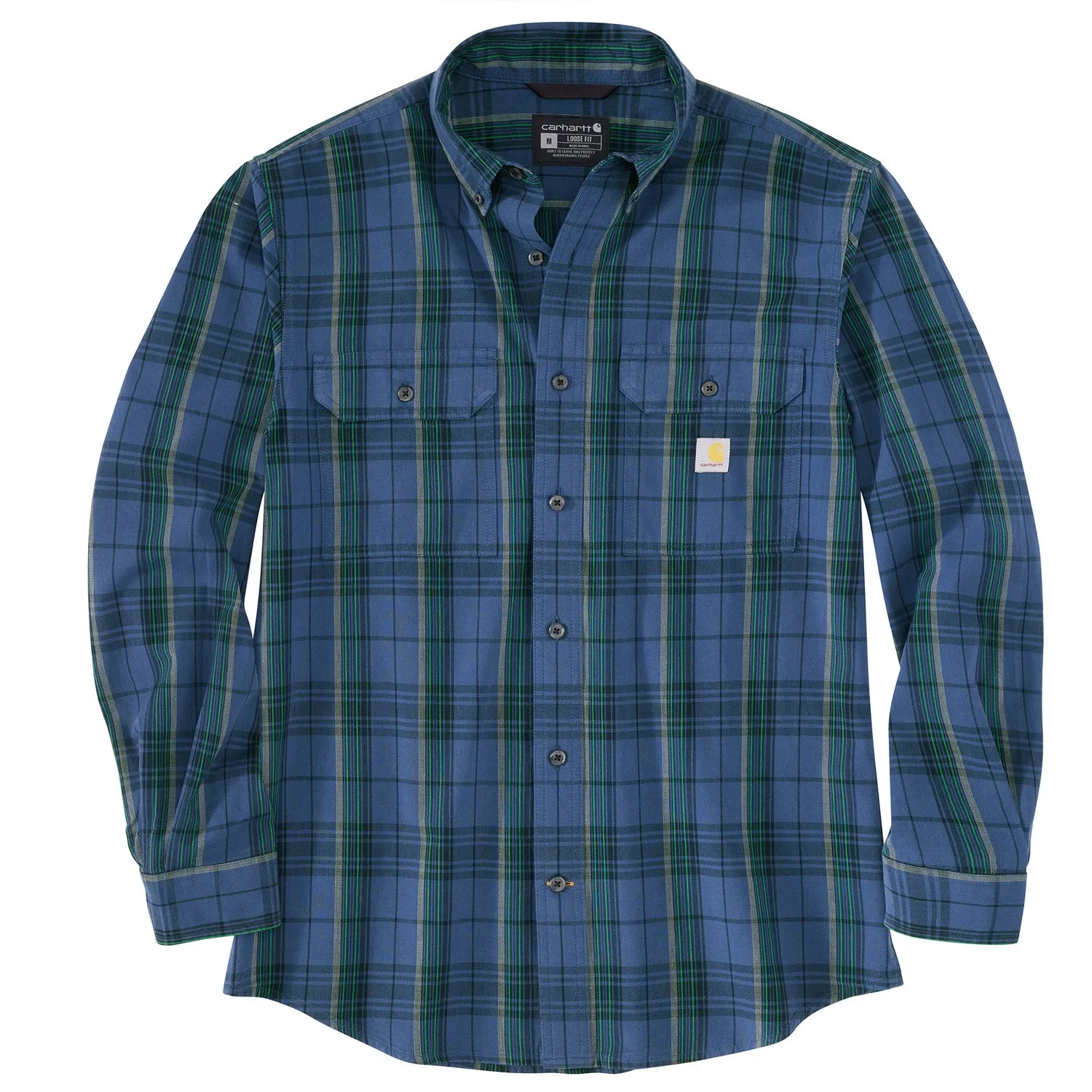 Carhartt Men's Midweight Chambray Button-Down Long Sleeve Work Shirt