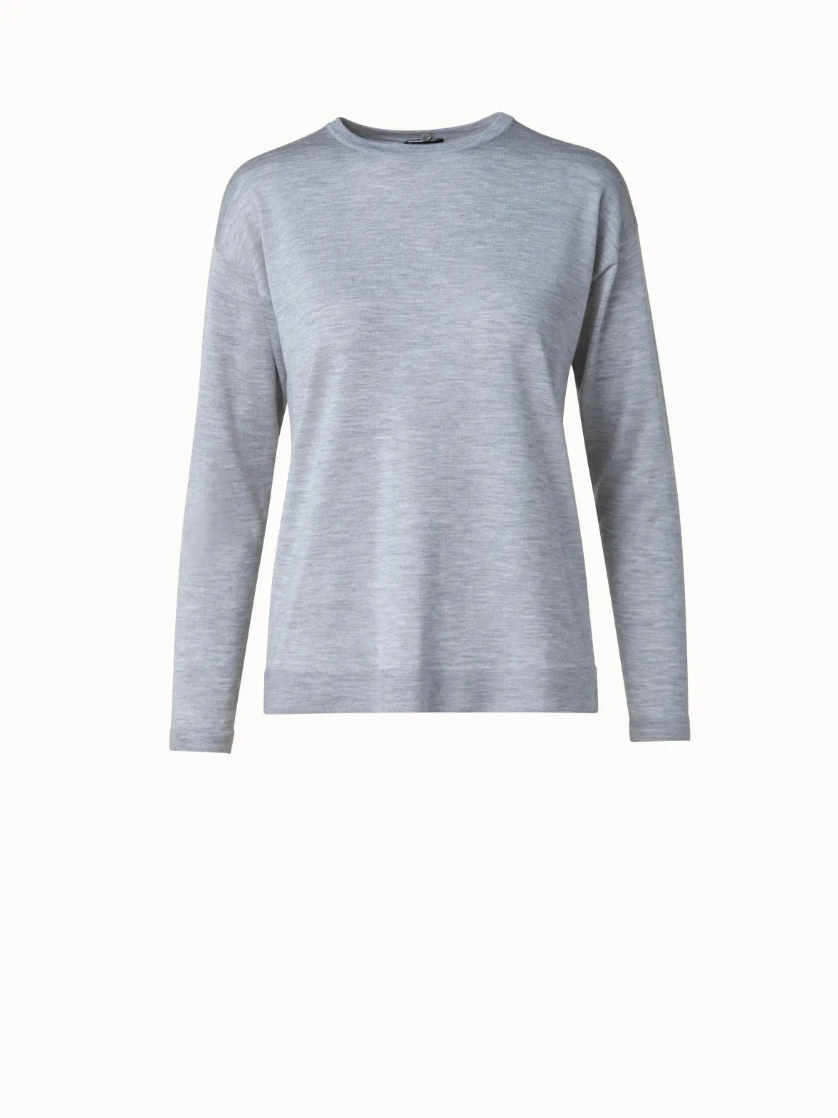 Cashmere Silk Knit With Detachable Turtleneck