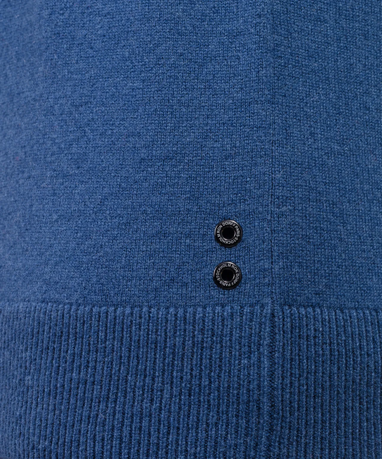 Cashmere Sweatshirt "DAD" : Blue Lake