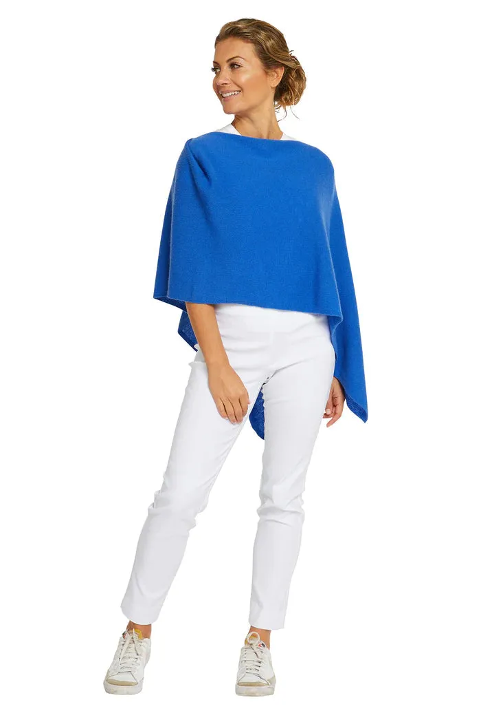 Cashmere Topper | Cruise Blue