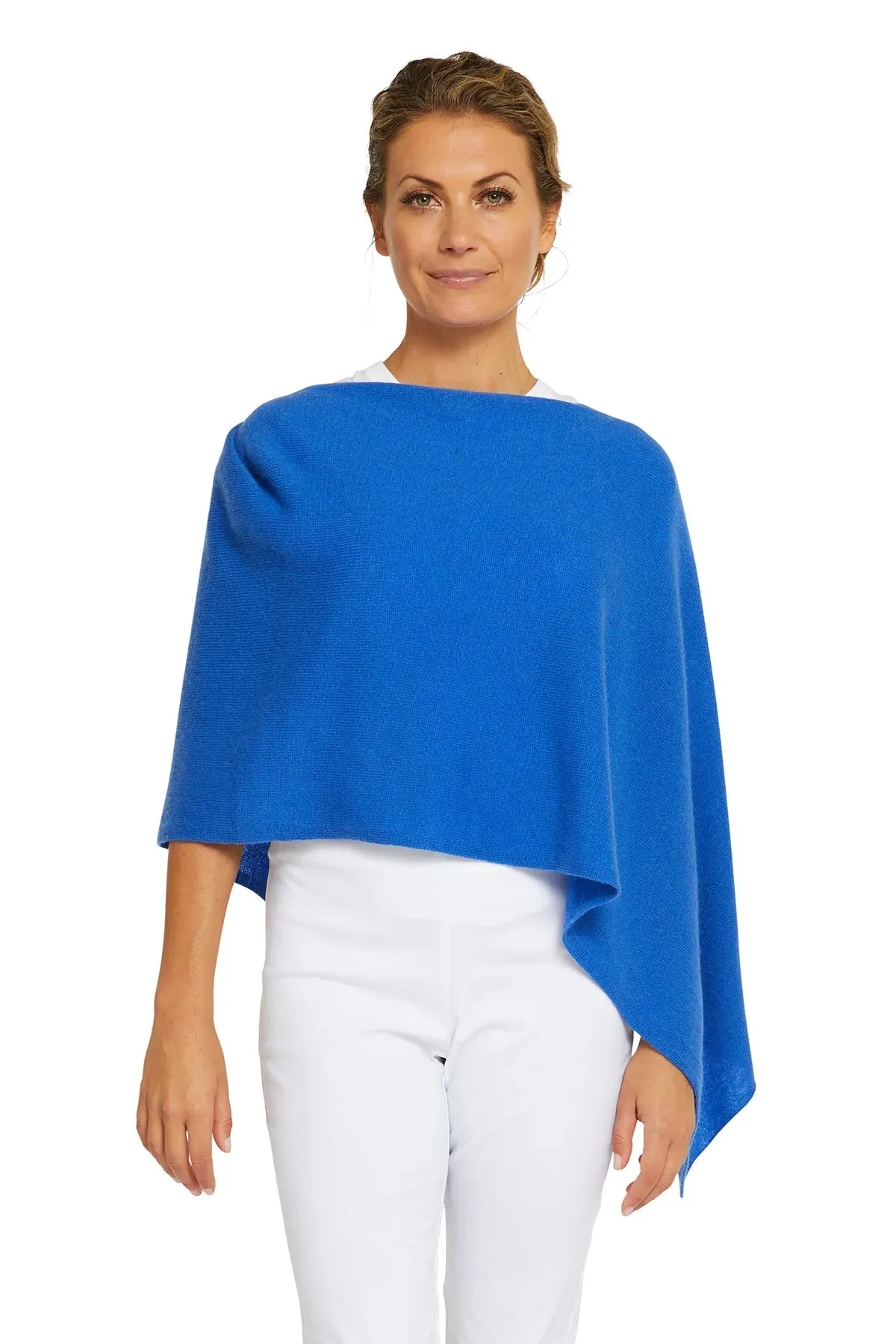 Cashmere Topper | Cruise Blue